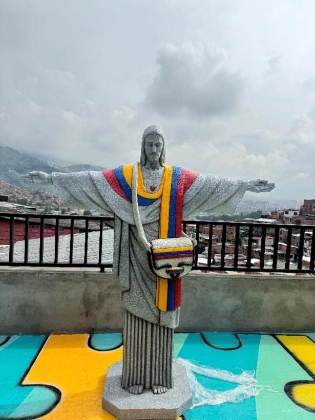Medellín tendrá la escultura en 3D más grande de Latinoamérica, será un Cristo Redentor. Suministrada.