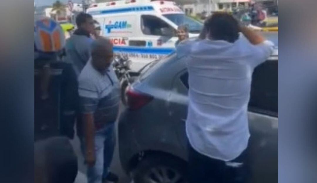 Conductor arrolló a una mujer y una niña