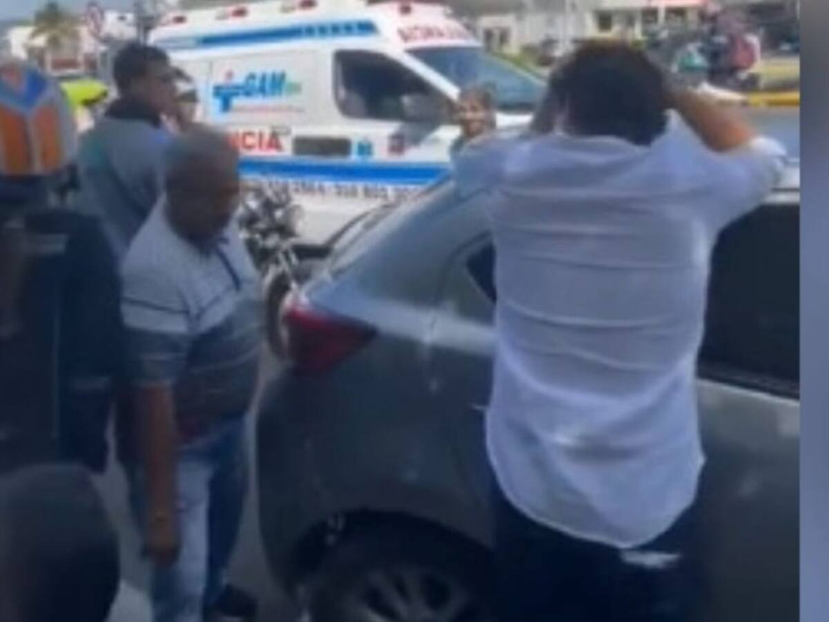 Conductor arrolló a una mujer y una niña