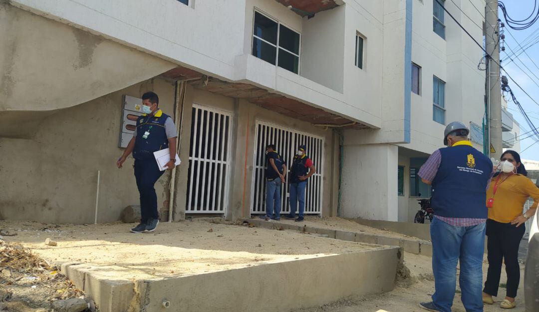 Inspección a construcciones en Cartagena
