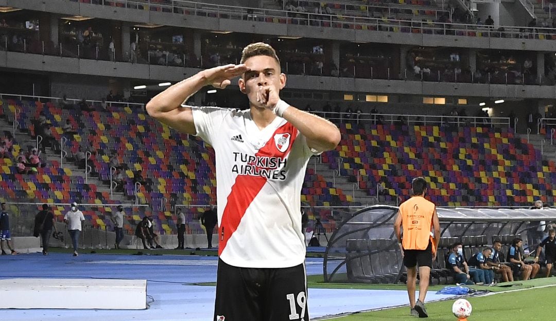 Santos Borre ya es el cuarto goleador extranjero de River Plate