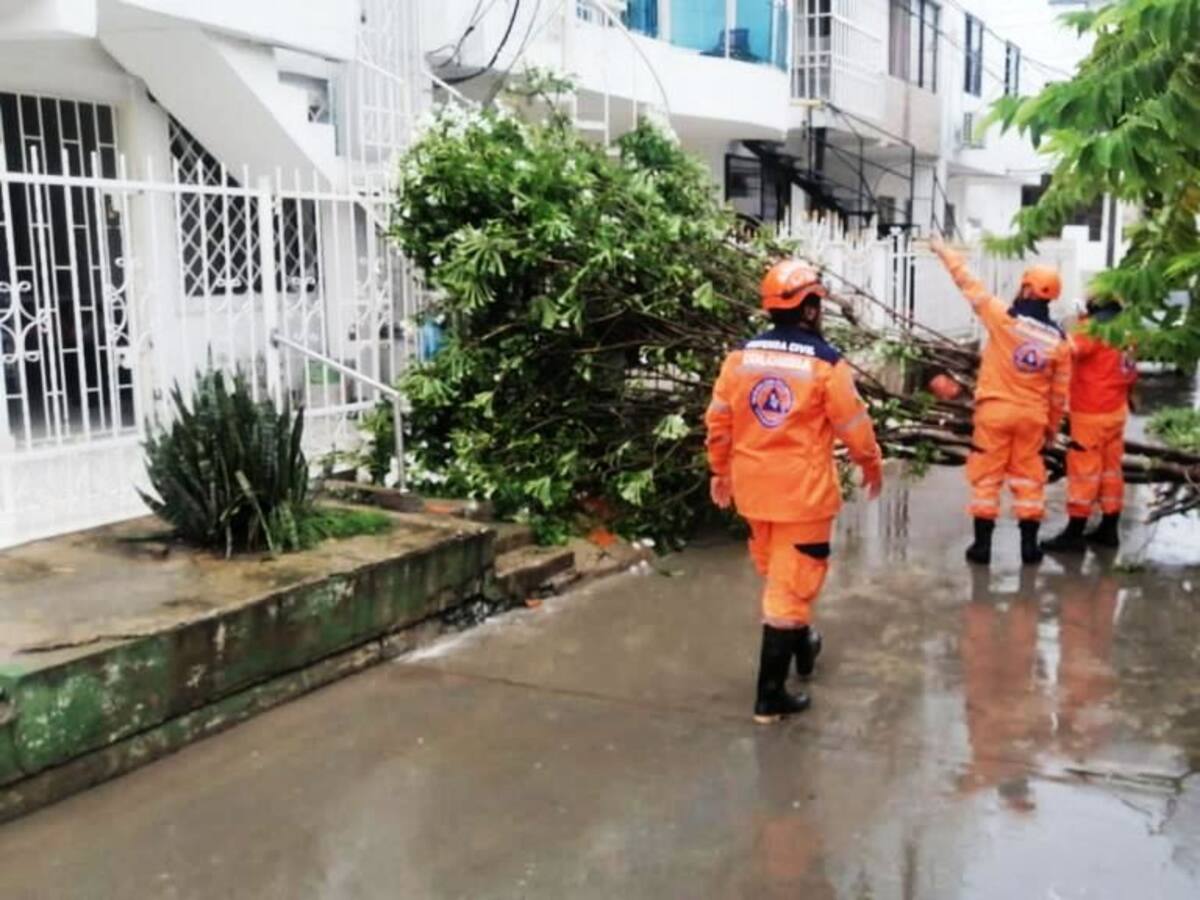 Las lluvias incrementaron las emergencias atendidas en Cartagena durante agosto