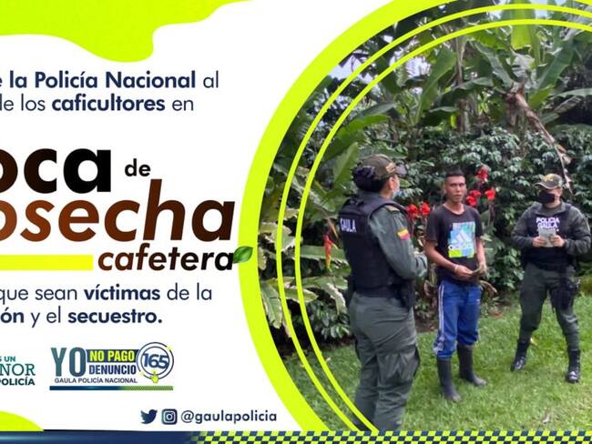 Gaula Magdalena blinda de la extorsión y secuestro a cafeteros de la Sierra