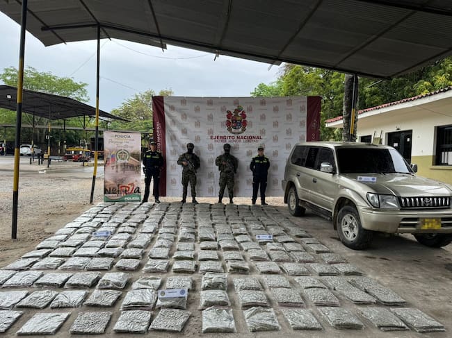 Están avaluados en más de 590 millones de pesos . Foto Novena Brigada Neiva.