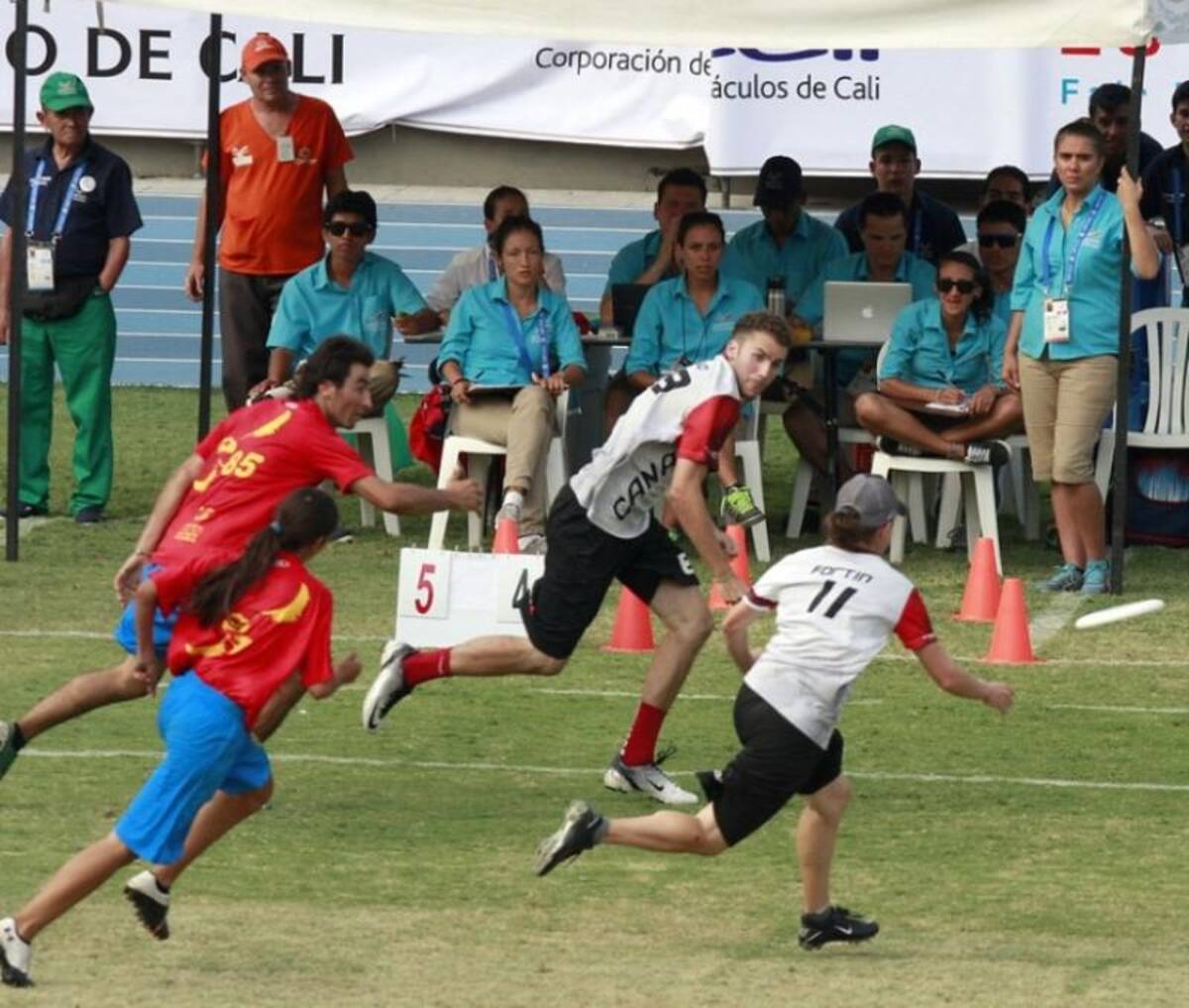 Colombia no alcanzó el podio del Disco volador de los Juegos Mundiales, perdió 12-11 el juego por el bronce, ante Canadá.