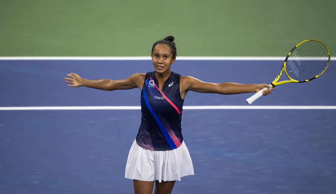Leylah Fernández en el US Open