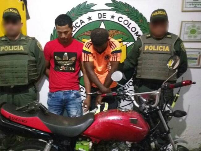 Policía e Infantería capturan dos presuntos delincuentes en Bayunca, Bolívar