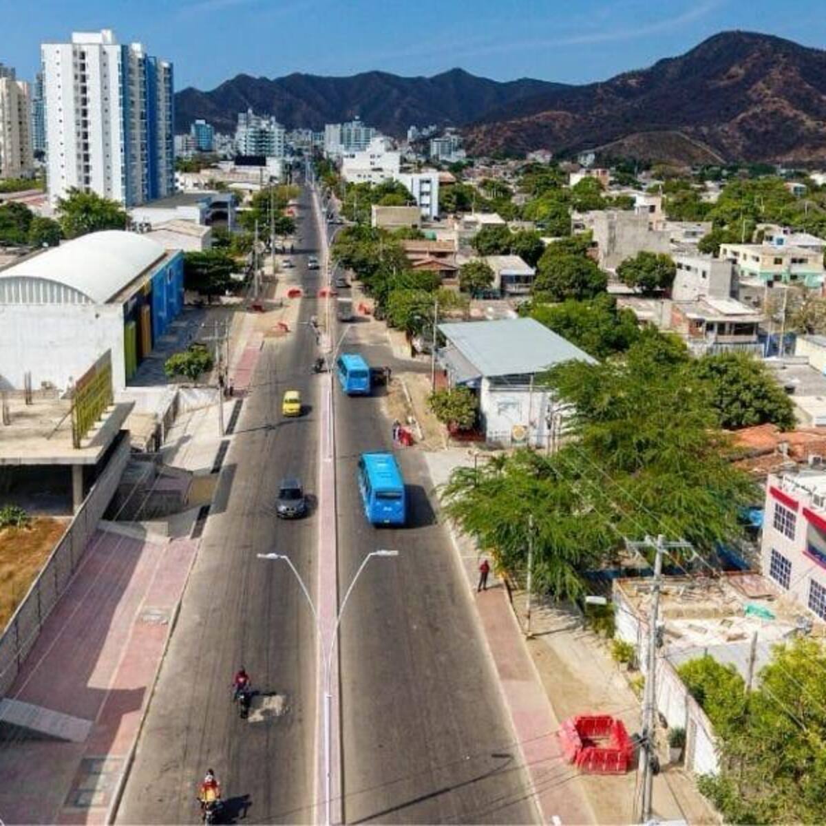 Ruta del Sol II contribuyó a la renovación vial y peatonal de Santa Marta en el 2023