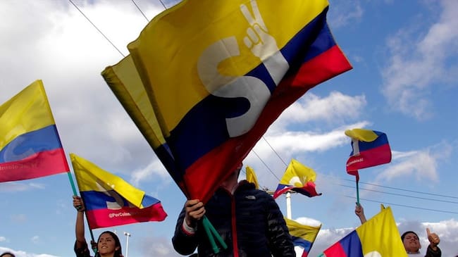 Campaña por el "Sí". Foto: Colprensa
