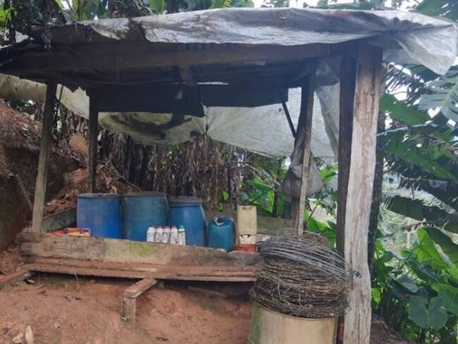 Destruyen laboratorio de drogas en zona rural de Florencia