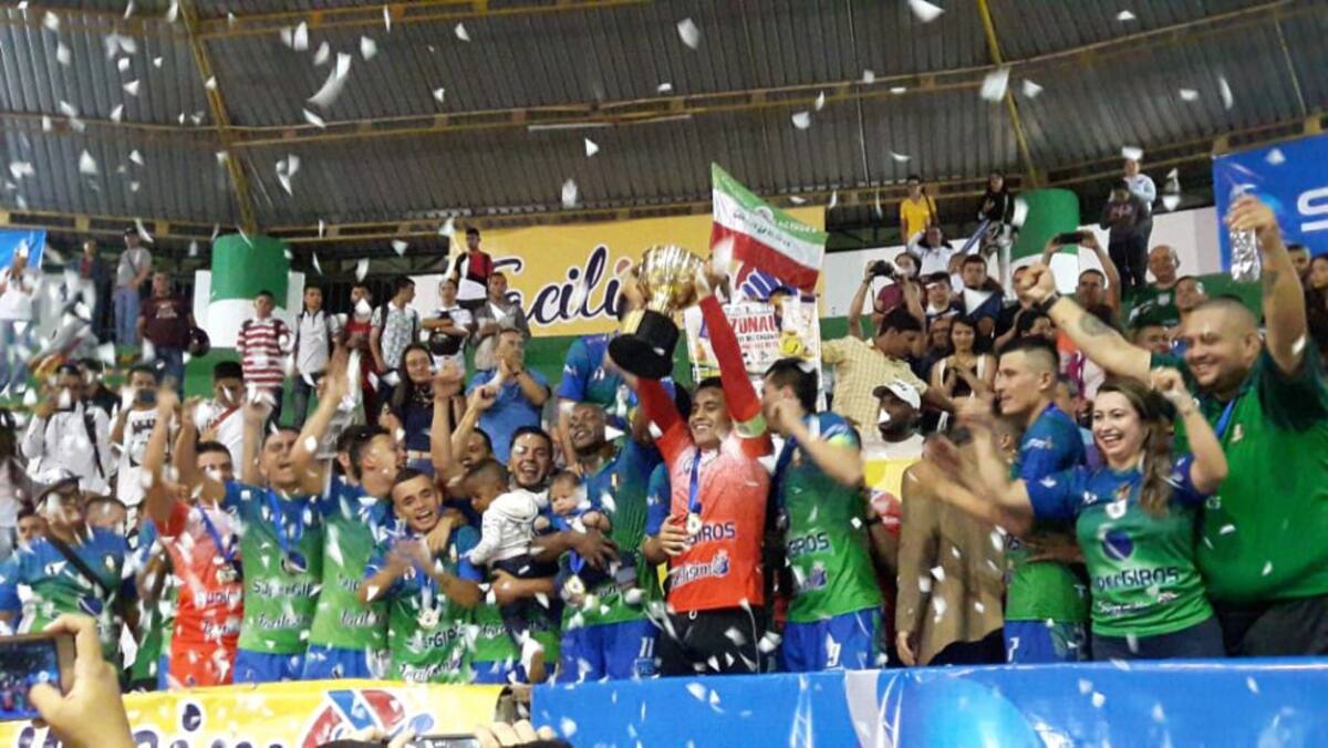 La fiesta de Caciques del Quindío como bicampeones