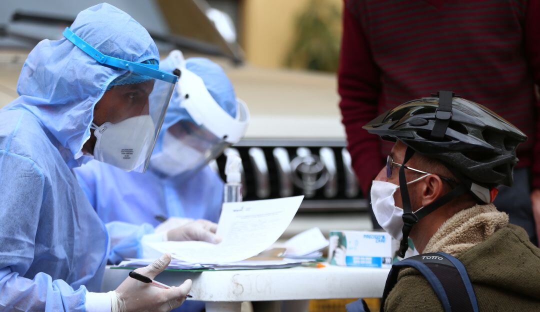 Pruebas COVID en Bogotá