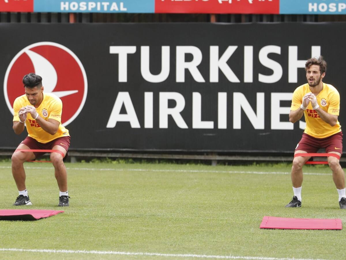 Falcao y Galatasaray retornaron a las prácticas presenciales