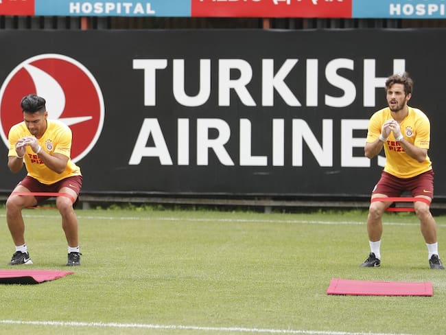 Falcao y Galatasaray retornaron a las prácticas presenciales
