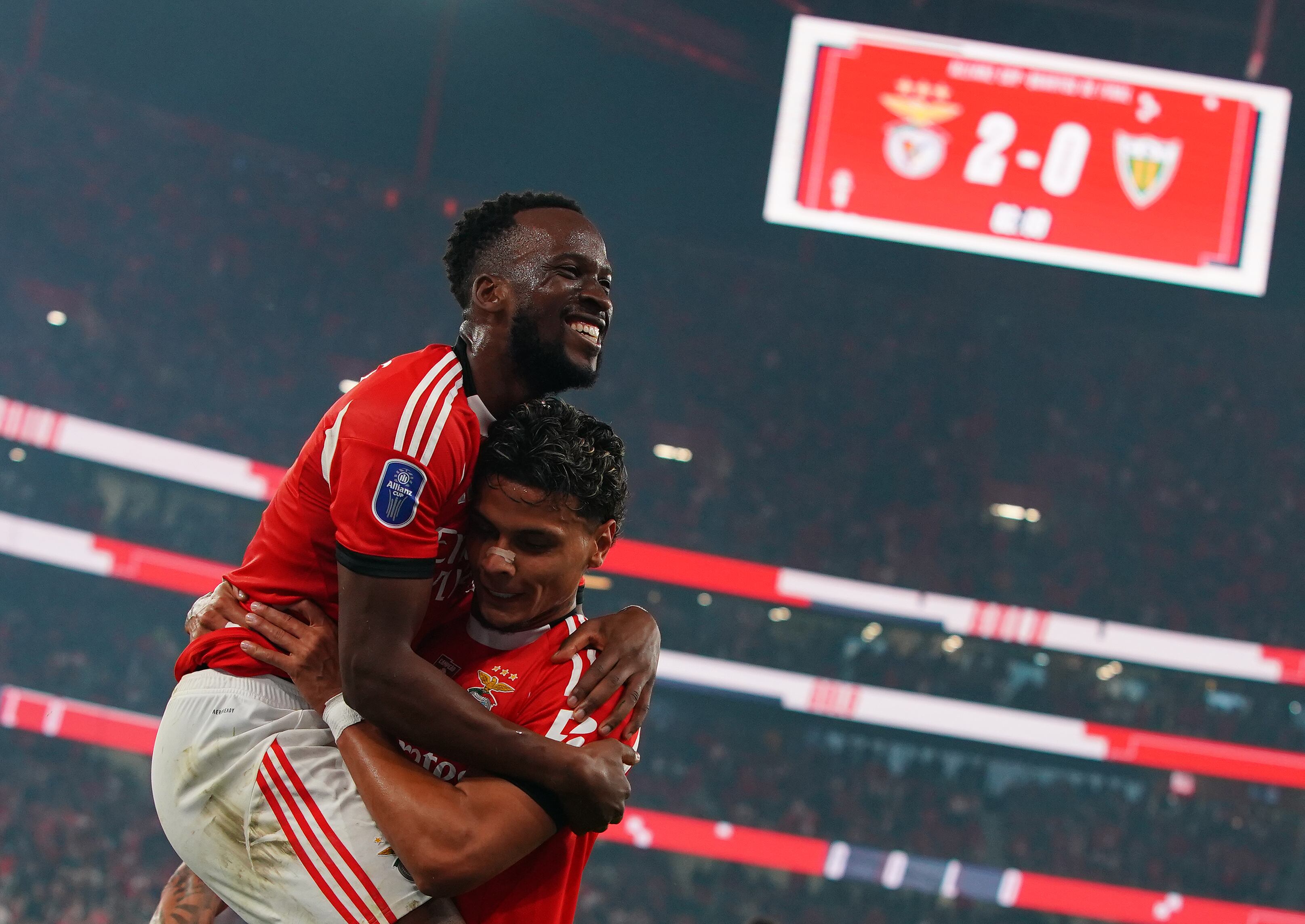 Benfica triunfa en la Copa de la Liga con un gol digno de Puskás, gracias a Richard Ríos: véalo acá. (Photo by Gualter Fatia/Getty Images)