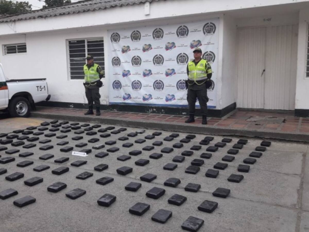 Incautan cargamento de marihuana en la vía hacia el Alto de la Línea