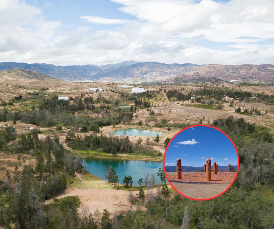 Pozos Azules y patio de brujas en el Desierto de La Candelaria (Getty Images)