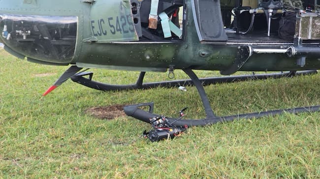 Dron con explosivos intentó atacar helicóptero del Ejército en Cauca: EJC asegura que fue inhibido