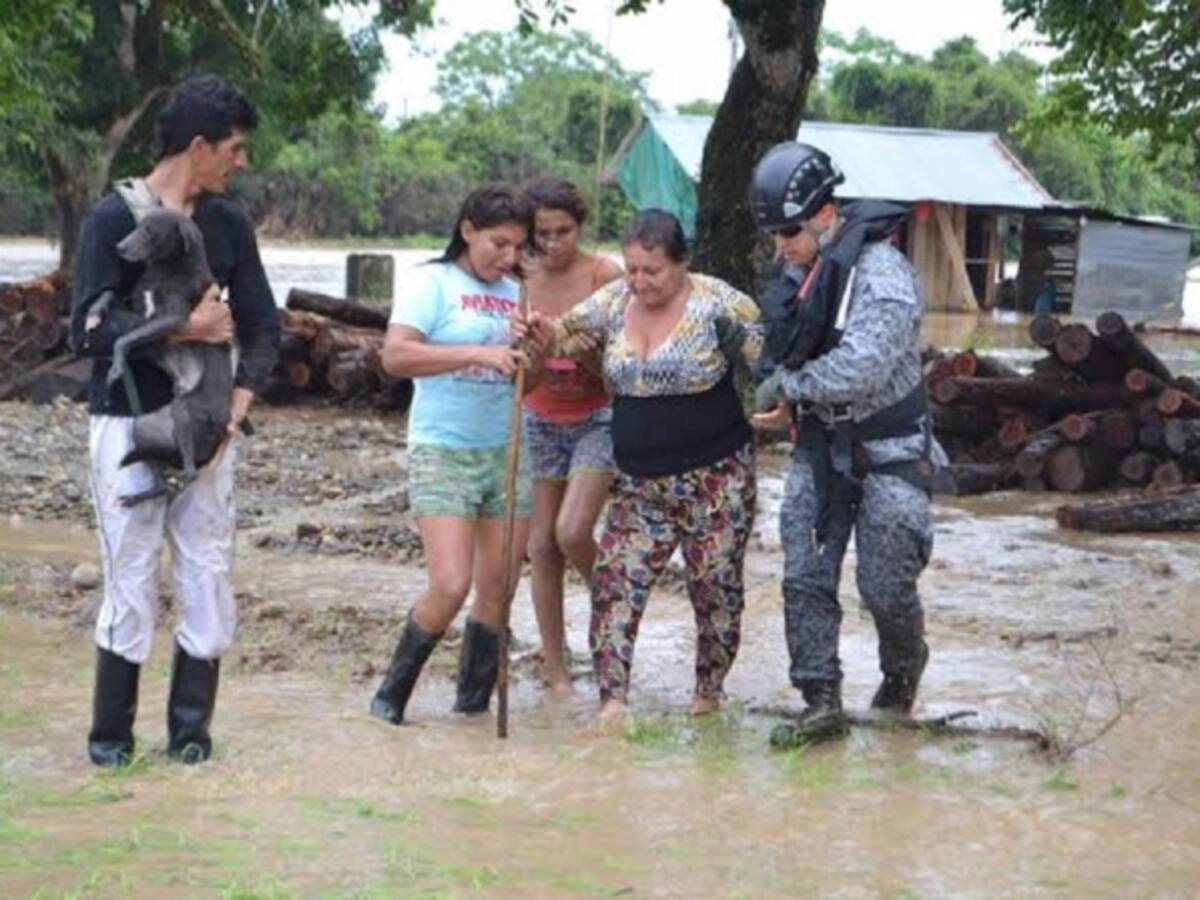 Fuerza Aérea rescató a damnificados en el Meta