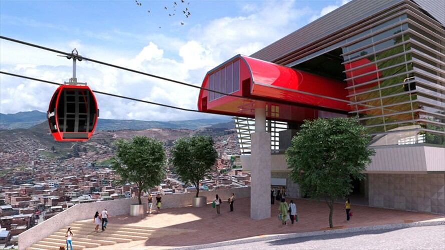 Imagen de referencia. Transmicable en Ciudad Bolívar. Foto: Instituto de Desarrollo Urbano (IDU)