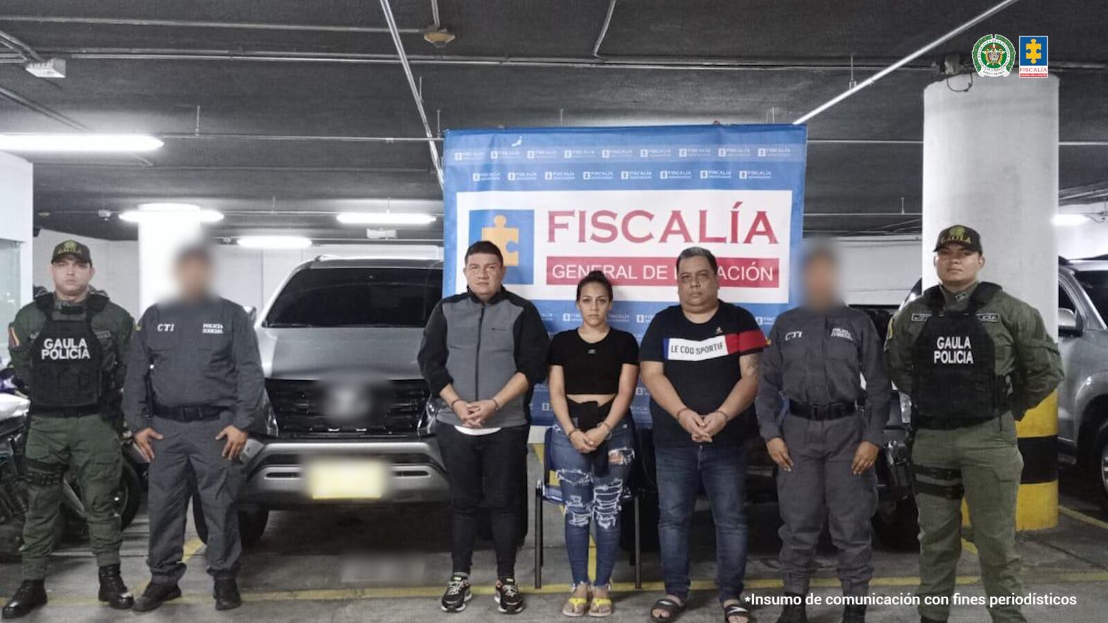 A la cárcel presuntos responsables de estafar personas en ocho departamentos / Foto: Fiscalía General de la Nación