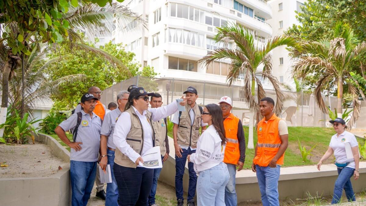 Cuerpo Élite se tomó El Laguito para identificar ocupaciones indebidas de espacio público
