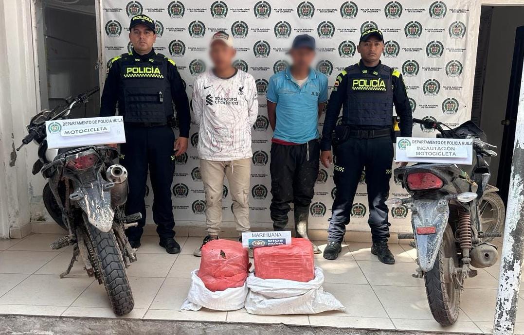La incautación de aproximadamente 12 kg de marihuana que al parecer serían distribuidos y comercializados en el municipio de La Plata.