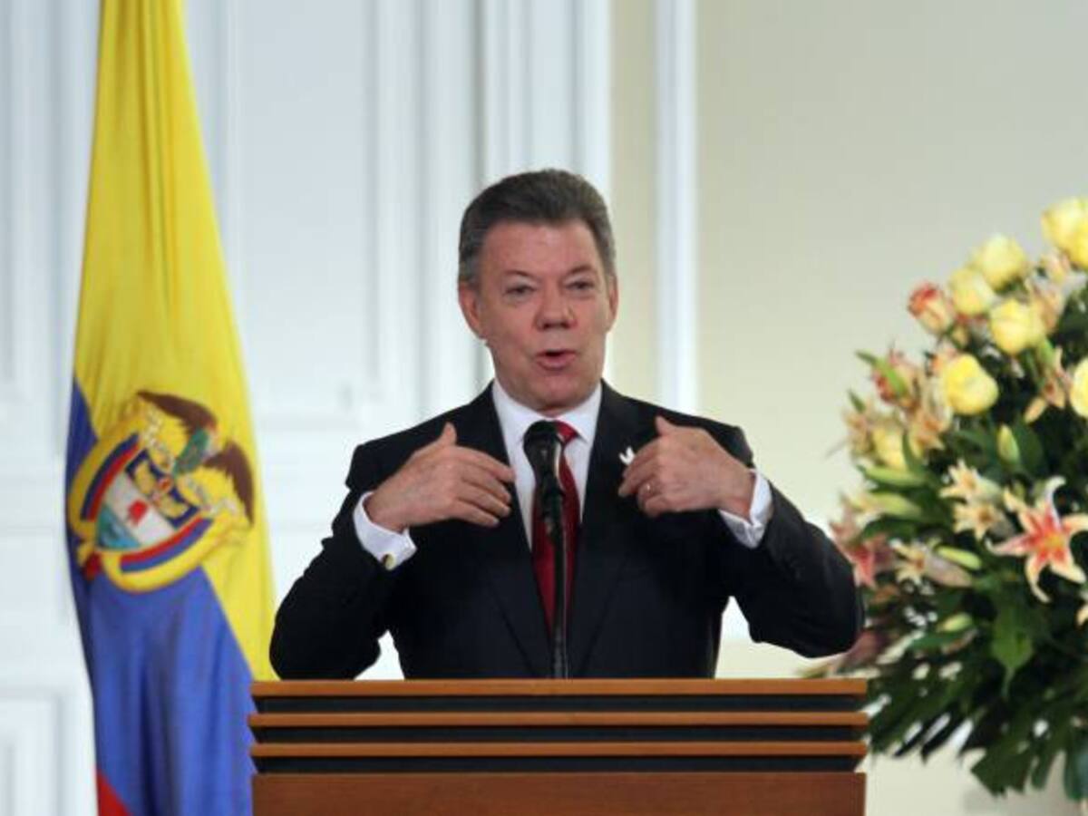 El presidente Santos dijo no habrá expropiaciones con la firma de la paz