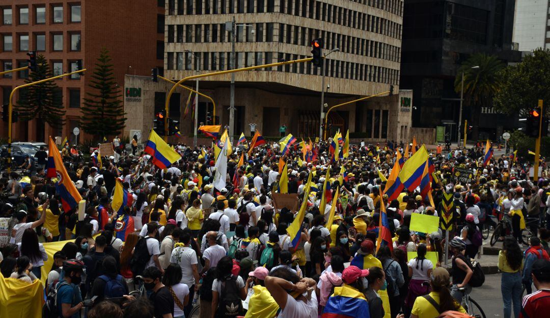 Manifestación en Colombia. 