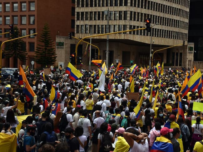 Manifestación en Colombia. 