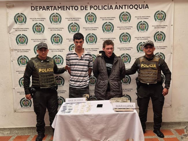 Capturan a responsables de doble homicidio a adultos mayores en La Unión. Foto: Gobernación de Antioquia.