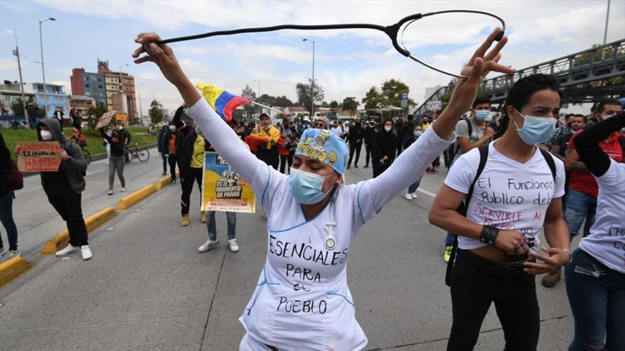 “Estamos preocupados porque los llamados que estamos haciendo a la sociedad ya están en tono de desespero”: doctor Carlos Eduardo Pérez. Foto: Getty Images / JUAN BARRETO
