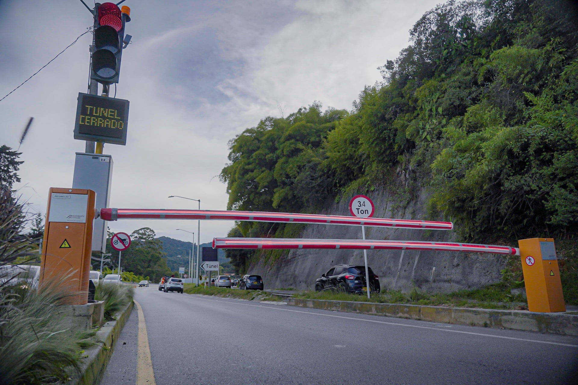 Túnel de Oriente y nuevos dispositivos de cierre. Cortesía: Túnel de Oriente.