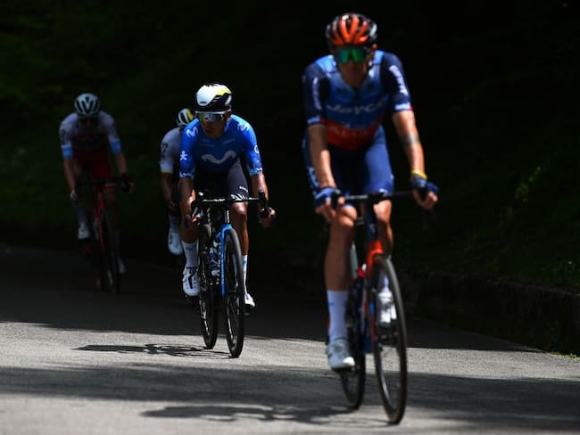 Nairo Quintana durante una etapa del Giro de Italia / Getty Images