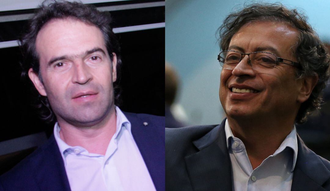Federico Gutiérrez y Gustavo Petro