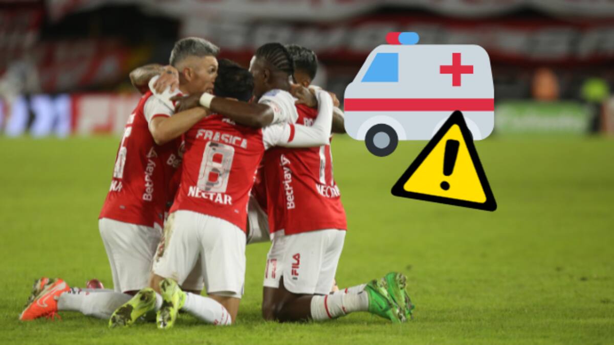 Atención a las duras bajas que tendrá Santa Fe en los cuadrangulares finales de Liga Colombiana