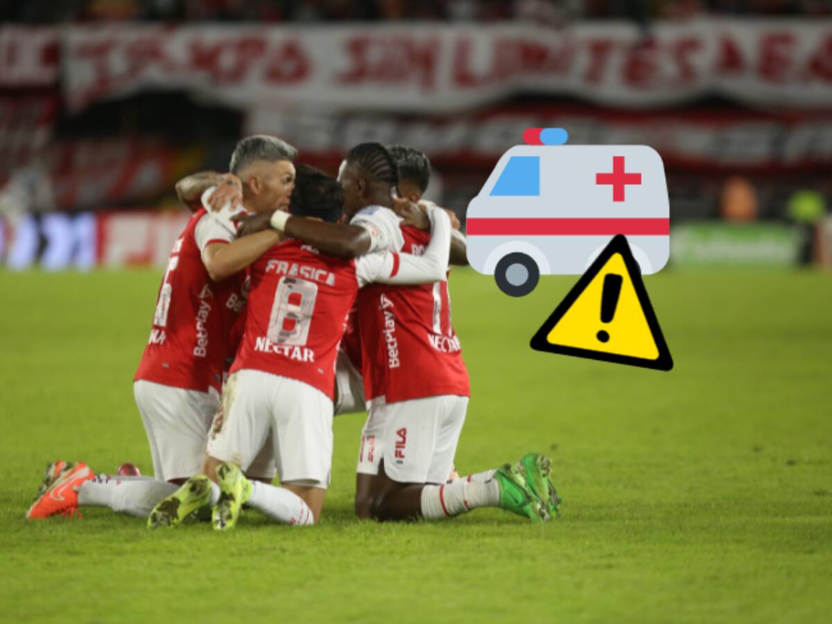 Atención a las duras bajas que tendrá Santa Fe en los cuadrangulares finales de Liga Colombiana