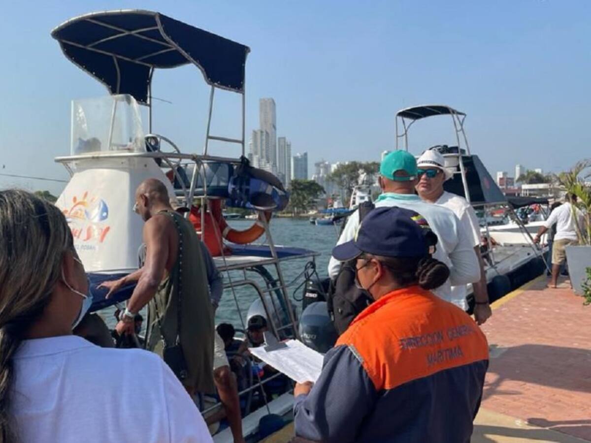 Pasajeros de embarcaciones en Cartagena deben cumplir con ley seca: Dimar