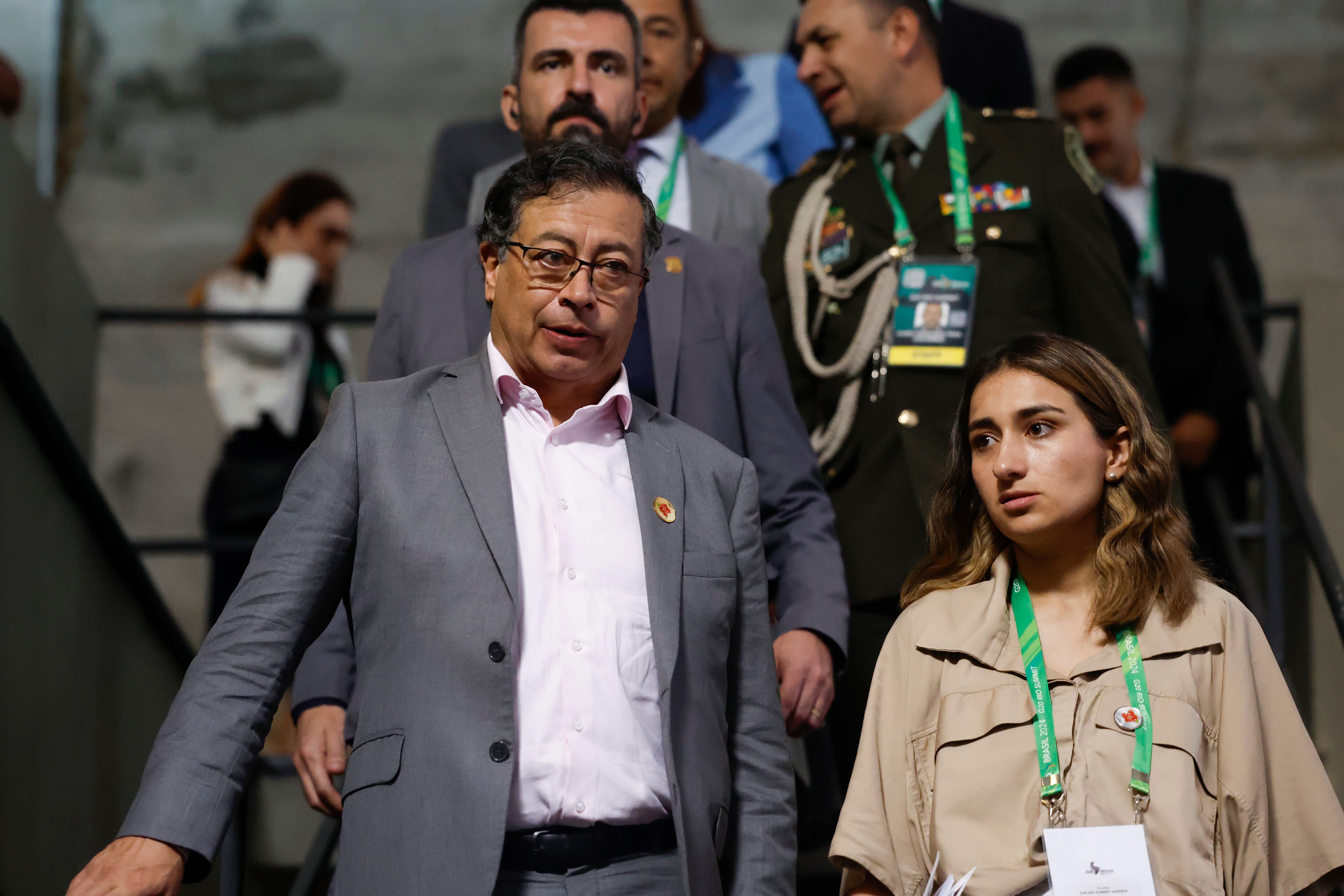 Presidente Gustavo Petro. EFE/ Antonio Lacerda