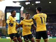 Jhon Arias marca su primer gol en Premier League: vea acá el tanto en Wolves - West Ham. (Photo by Brett Patzke - WWFC/Wolves via Getty Images)