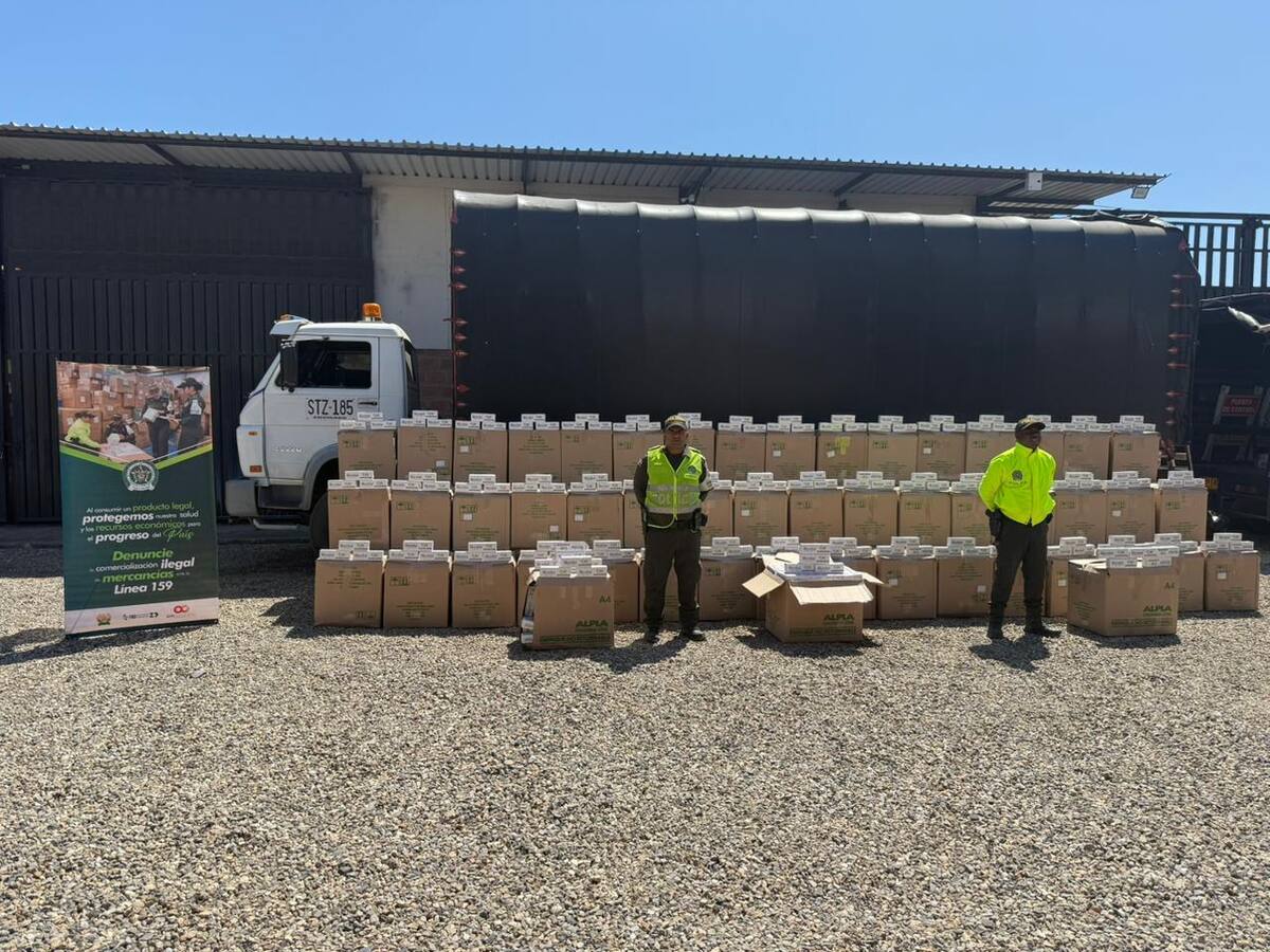 Incautan 150.000 cajetillas de cigarrillos