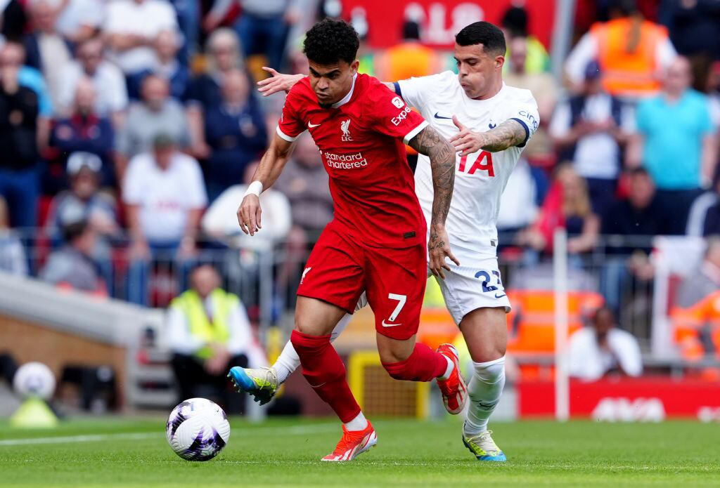Luis Díaz ante Tottenham / Getty Images