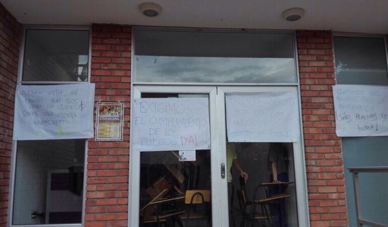 Facultad de salud en Cúcuta que fue cerrada por los estudiantes de la Universidad de Pamplona