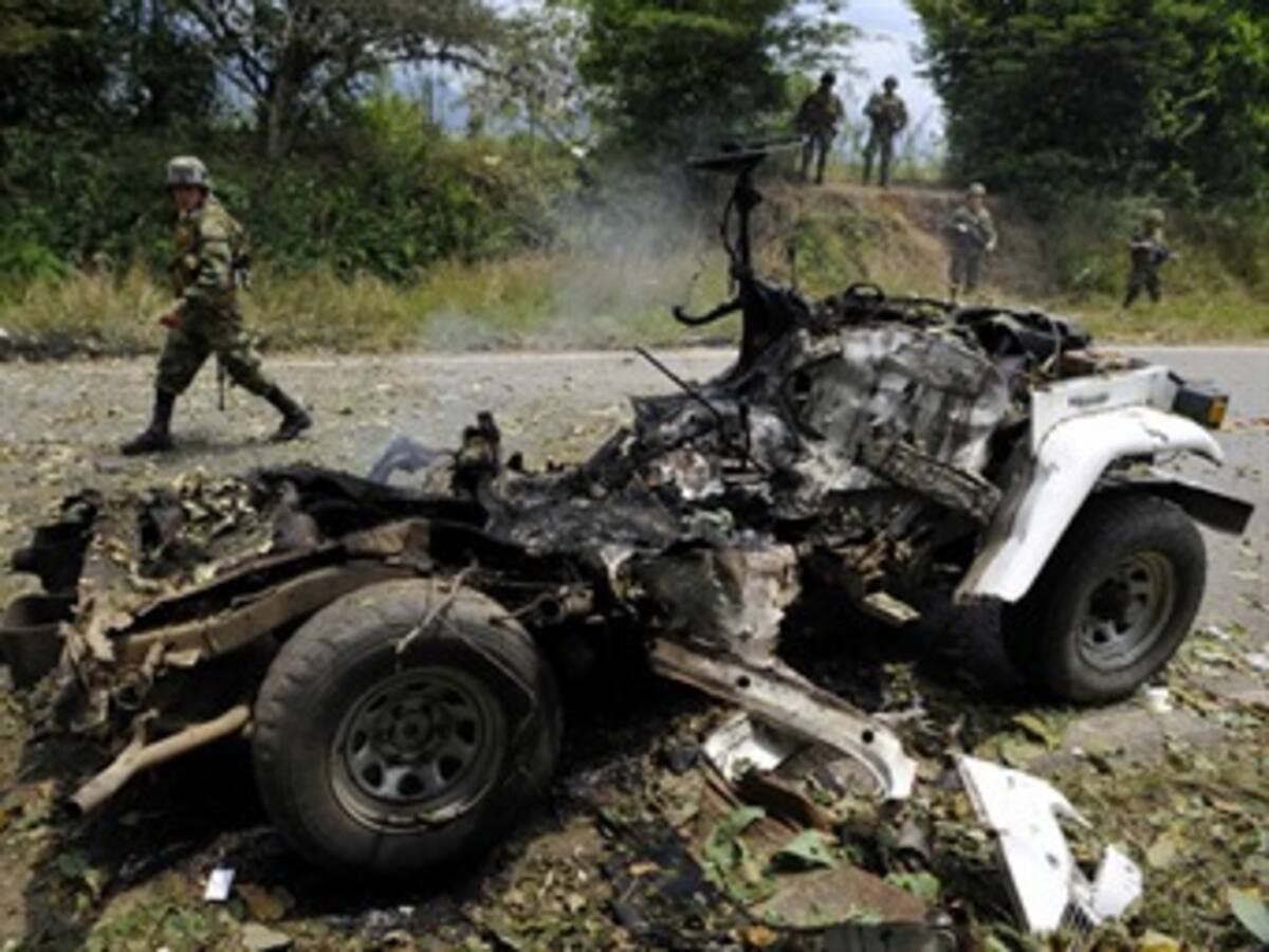 Explota carro bomba en el corregimiento El Palo, de Caloto, Cauca