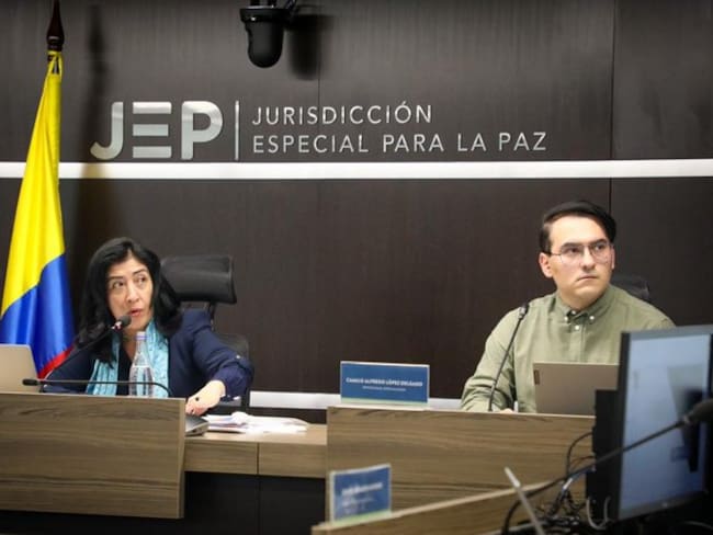 Audiencia JEP. / Foto: @JEP_Colombia