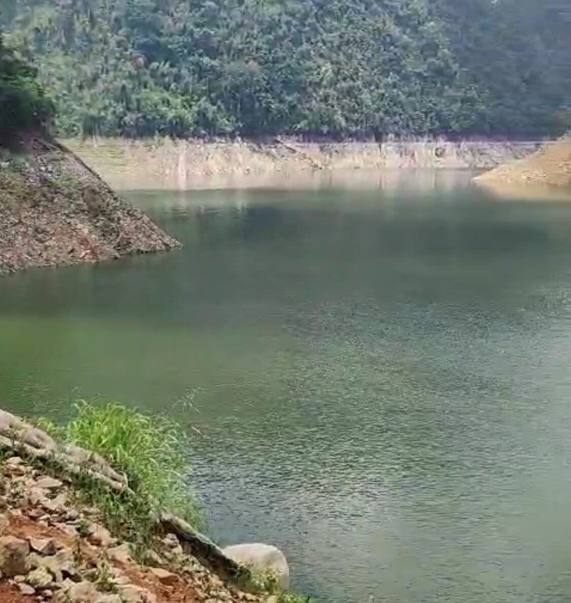 El embalse Amaní en Norcasia se ha reducido en un 50%, hoy su nivel está en el 29.7% de capacidad.