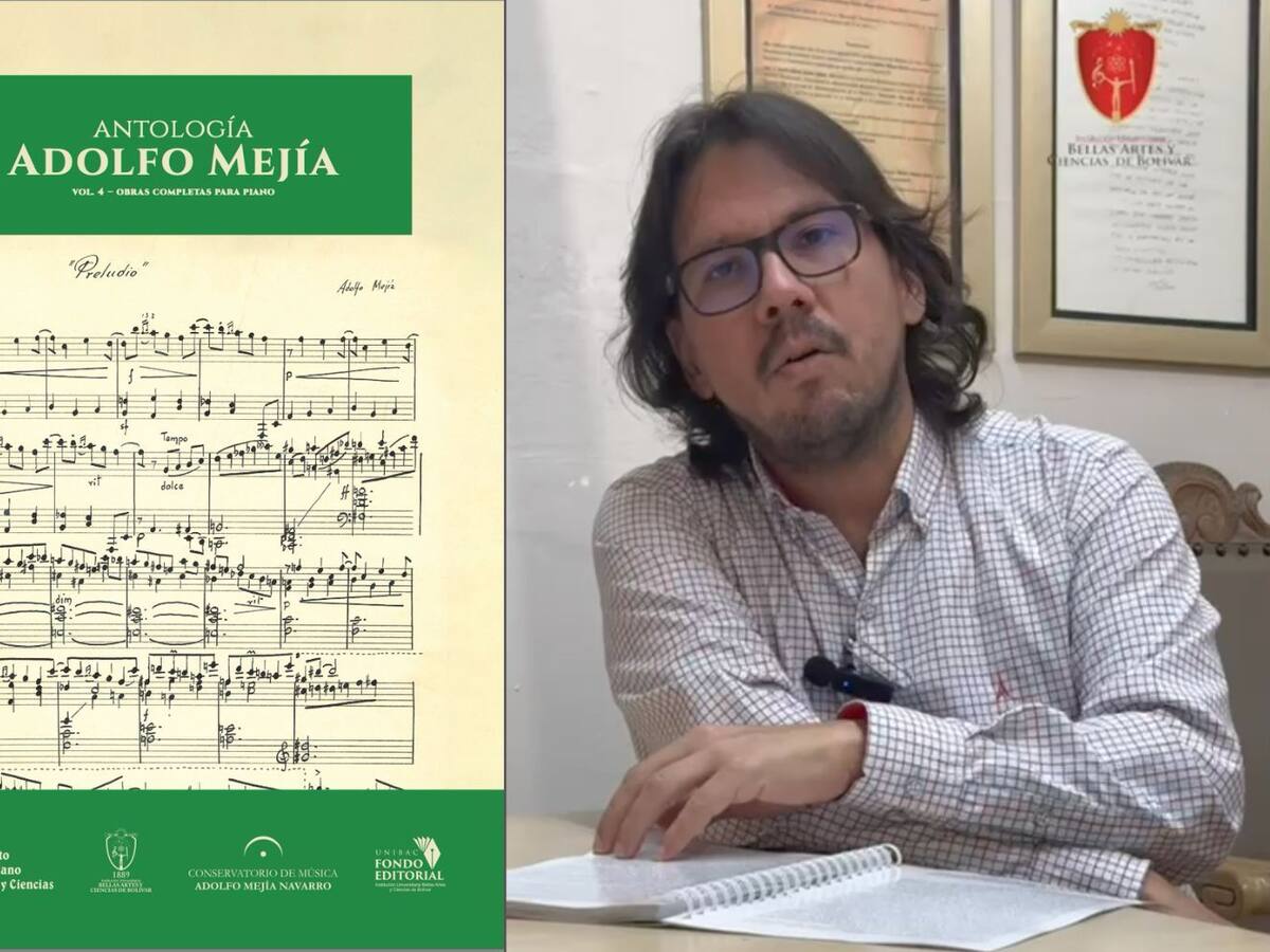 Unibac presentará en Bogotá la obra completa para piano de Adolfo Mejía