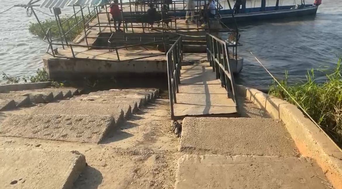 Ferry en Salamina, Magdalena . Cortesía Roberto Pérez