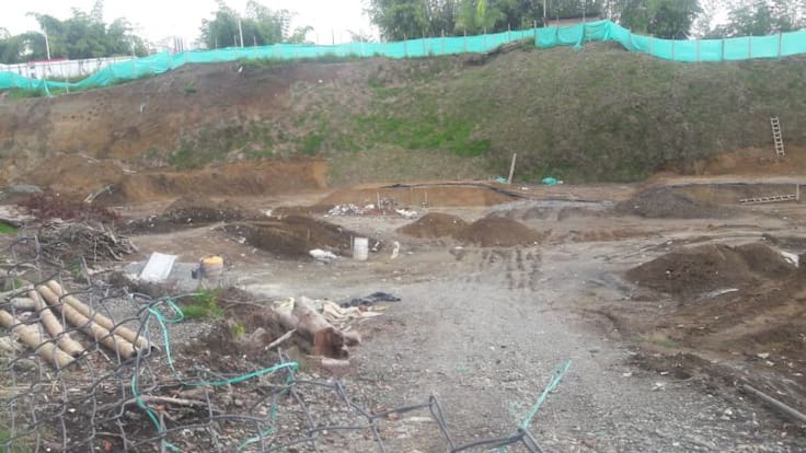 Pista de bicicross se debería entregar hoy, pero solo hay avance del 25% de la obra