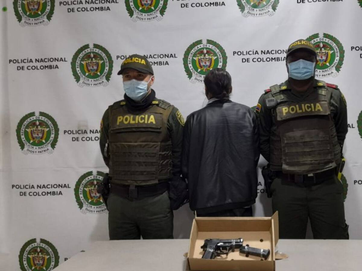 Modificó un arma traumática a una de fuego y fue capturado en Manizales